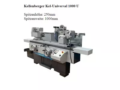 RUNDSCHLEIFEN Kellenberger Kel-Universal 1000 U