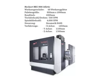 FRÄSEN Heckert HEC 800 Atletic