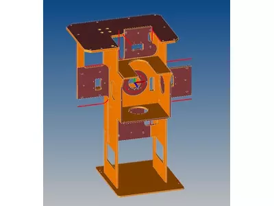 Schweißteil inkl. Zerspanung & Lackierung