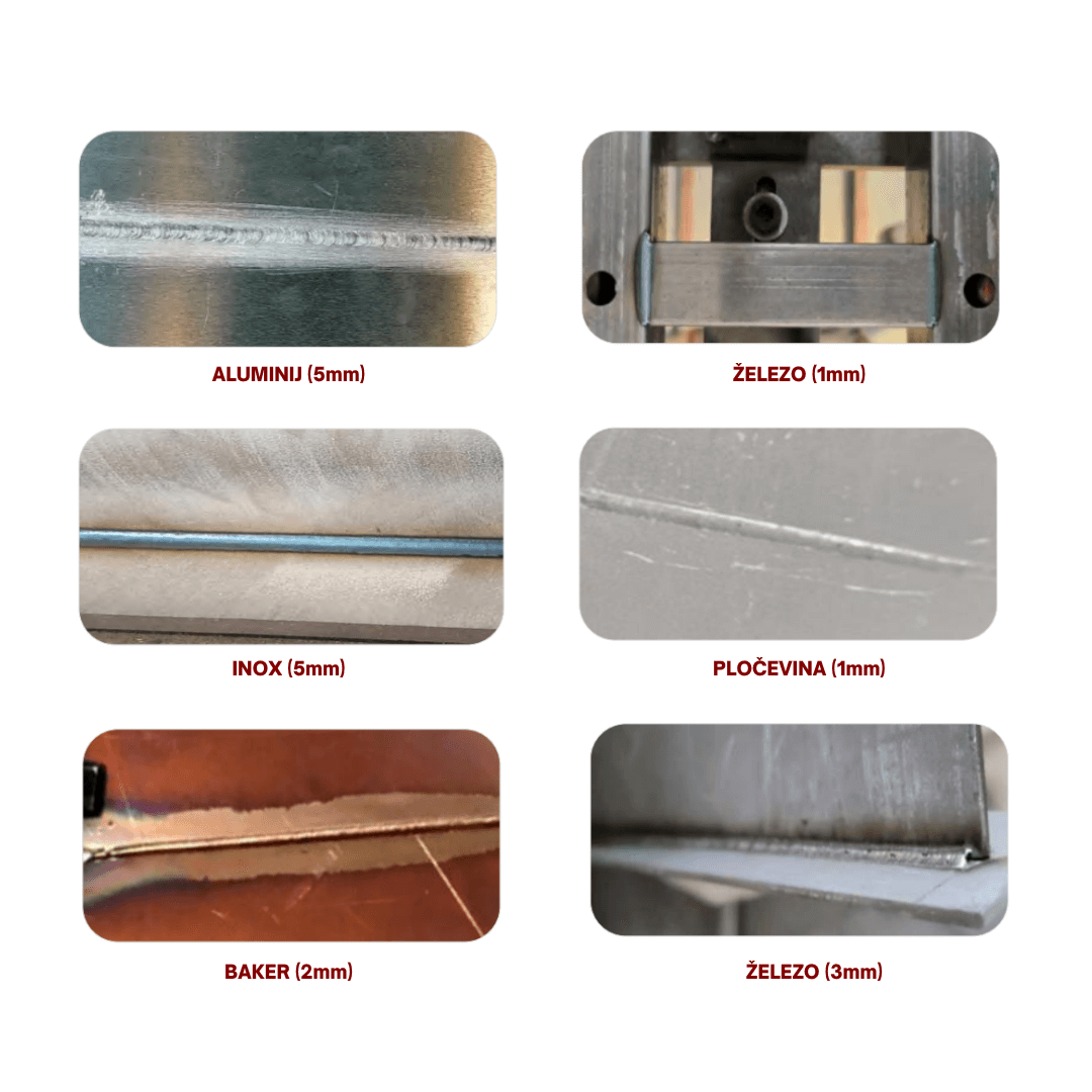 Laser welding materials