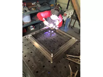 Einfassung geschweißt