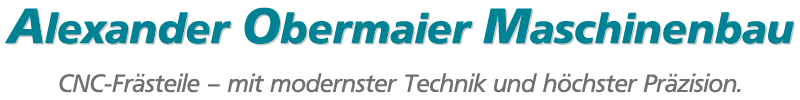 Alexander Obermaier Maschinenbau Logo