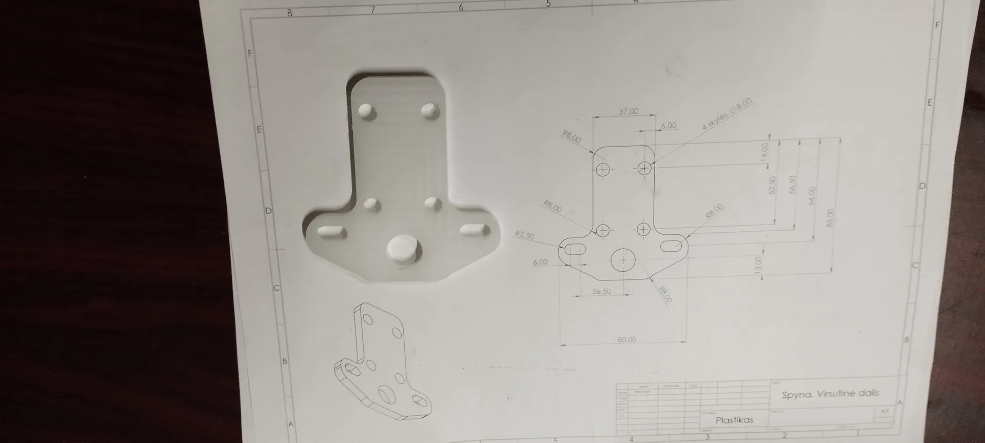 plastic part