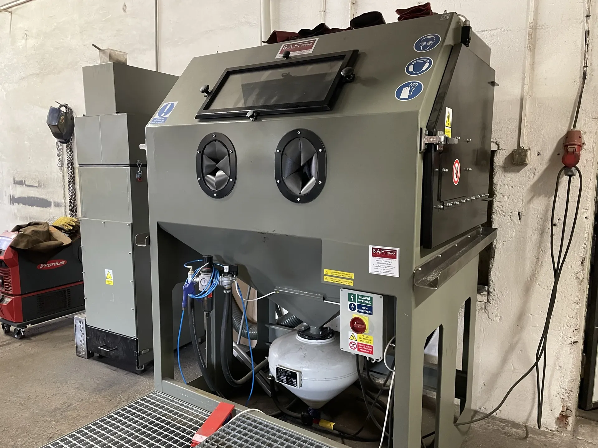 PTZ 140T +  TTJ 38l - Sandstrahlen