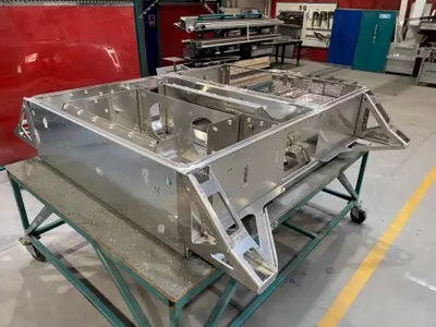 Welded frame aluminium