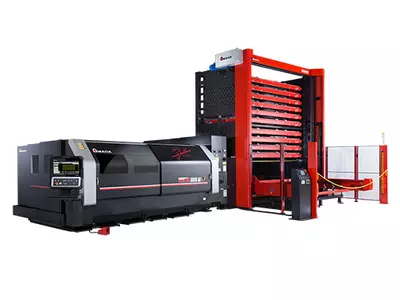 Laser cutting machine Amada Ventis 3015AJ + tower warehouse ASF3015 + detail picker TK-3015EU