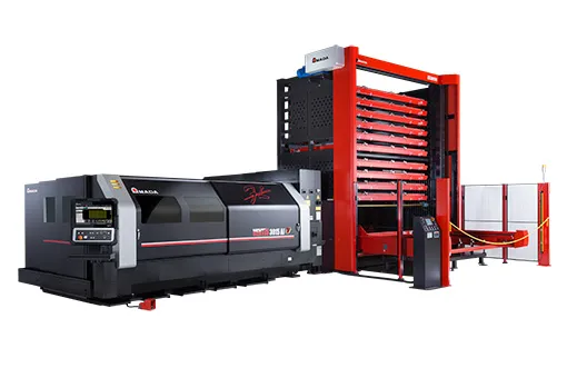 Laser cutting machine Amada Ventis 3015AJ + tower warehouse ASF3015 + detail picker TK-3015EU