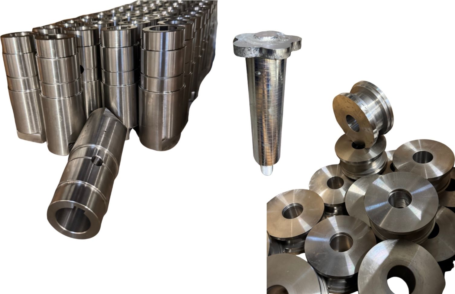 Shafts pins screws