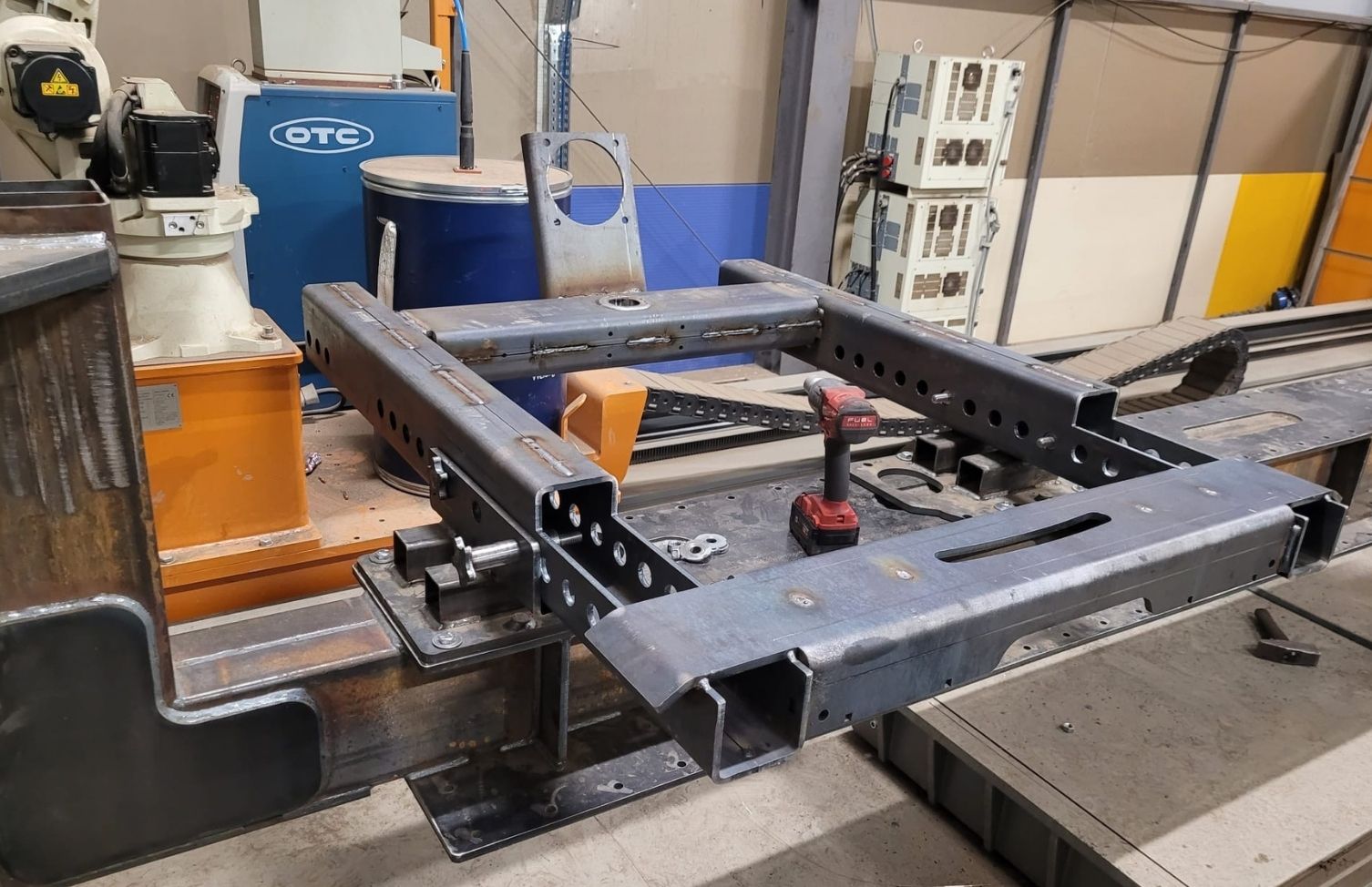 Machine frame
