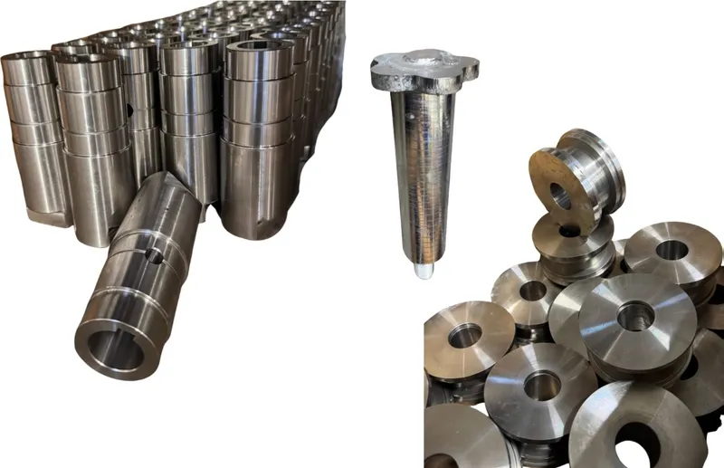 Shafts pins screws