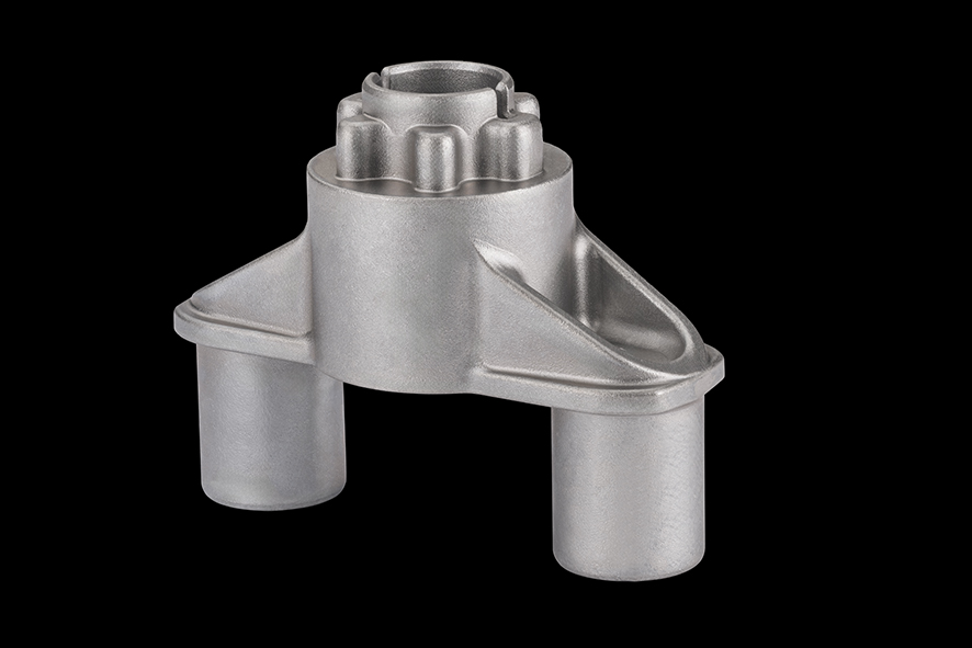 Bauteil "Föhlan beschichtet", Farbe silber