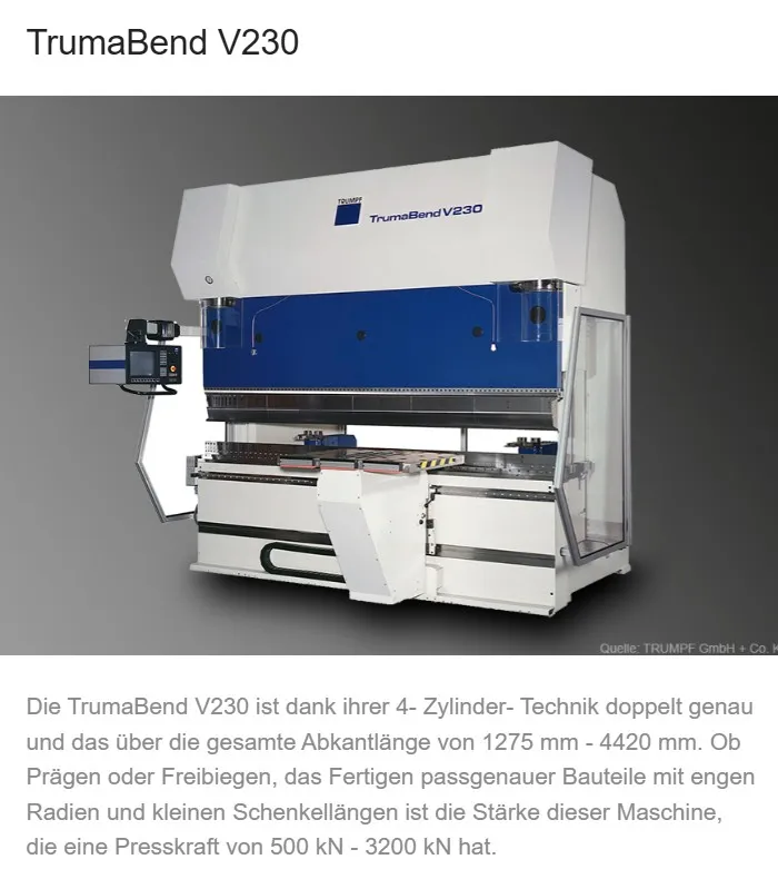 TrumaBend V230