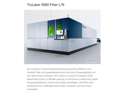 TruLaser 5060 Fiber L76