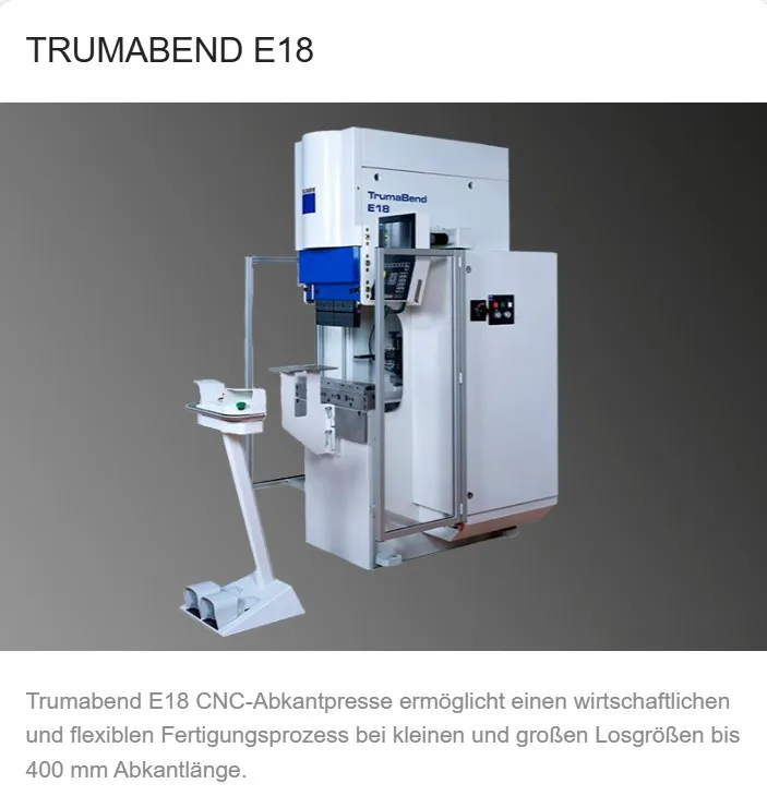 TRUMABEND E18