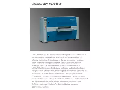 Lissmac SBM 1000/1500