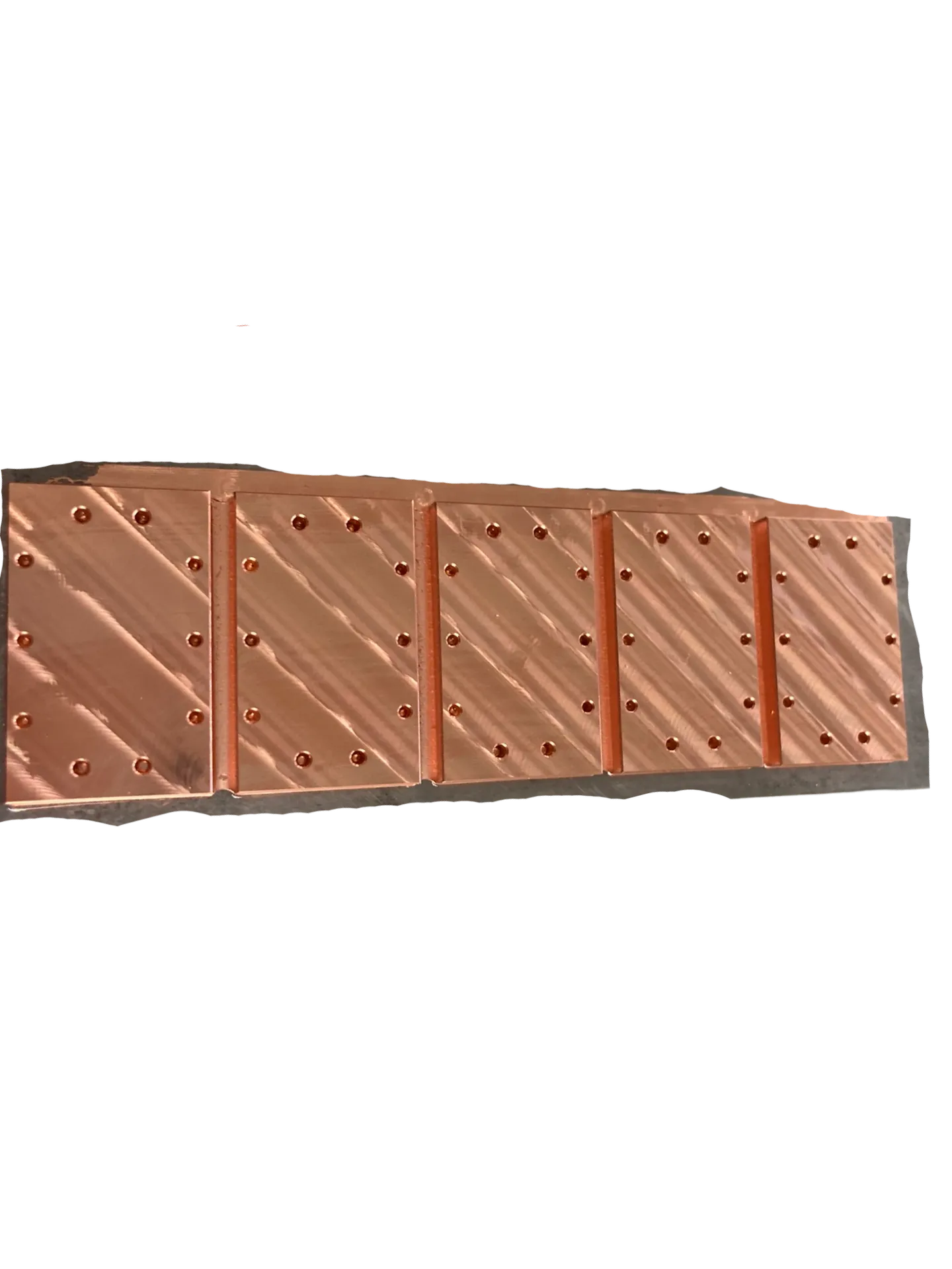 Copper parts for scientific equipment
