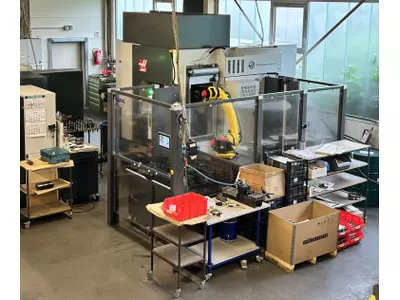 UMC750-SS with Lang-Technik Robotrex Automation
