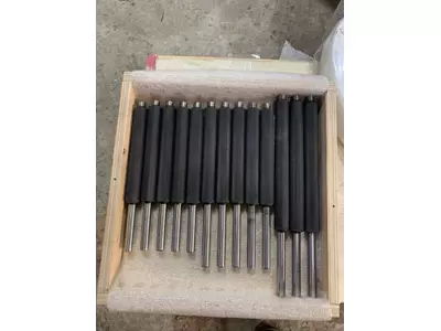 Roll rubber coating