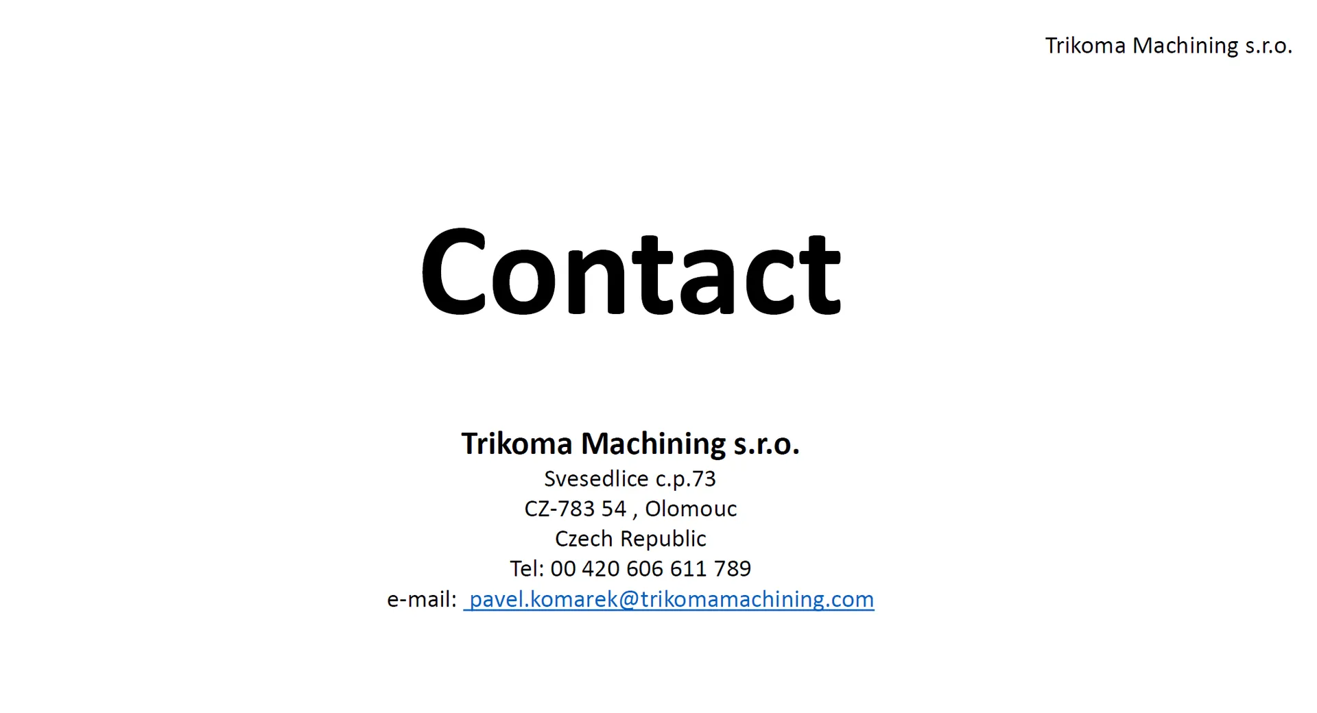 Contact