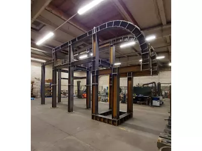 Stahlbau Antriebsstation