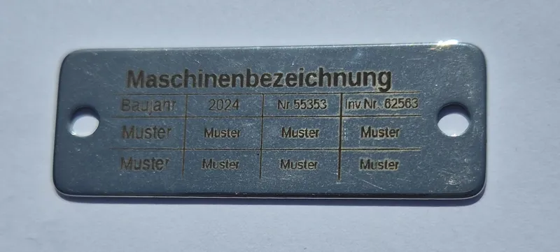 Typenschild