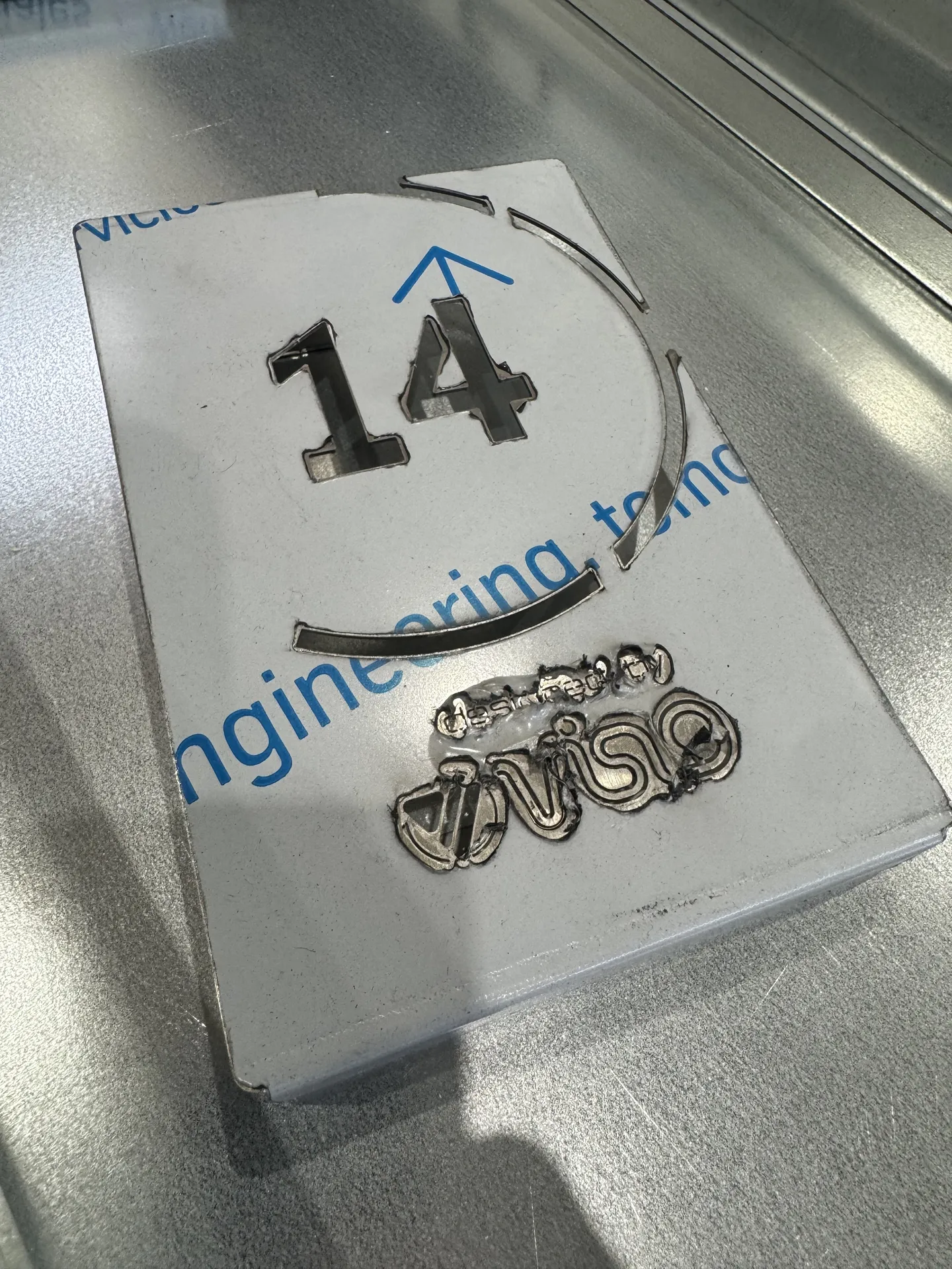 House number plate