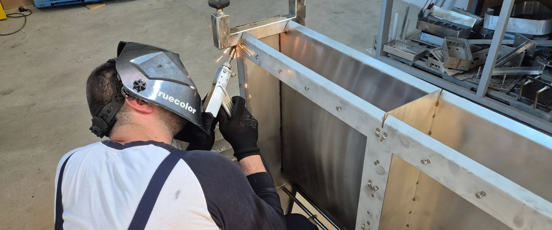 welding of machine