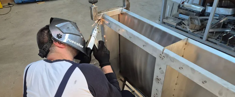 welding of machine