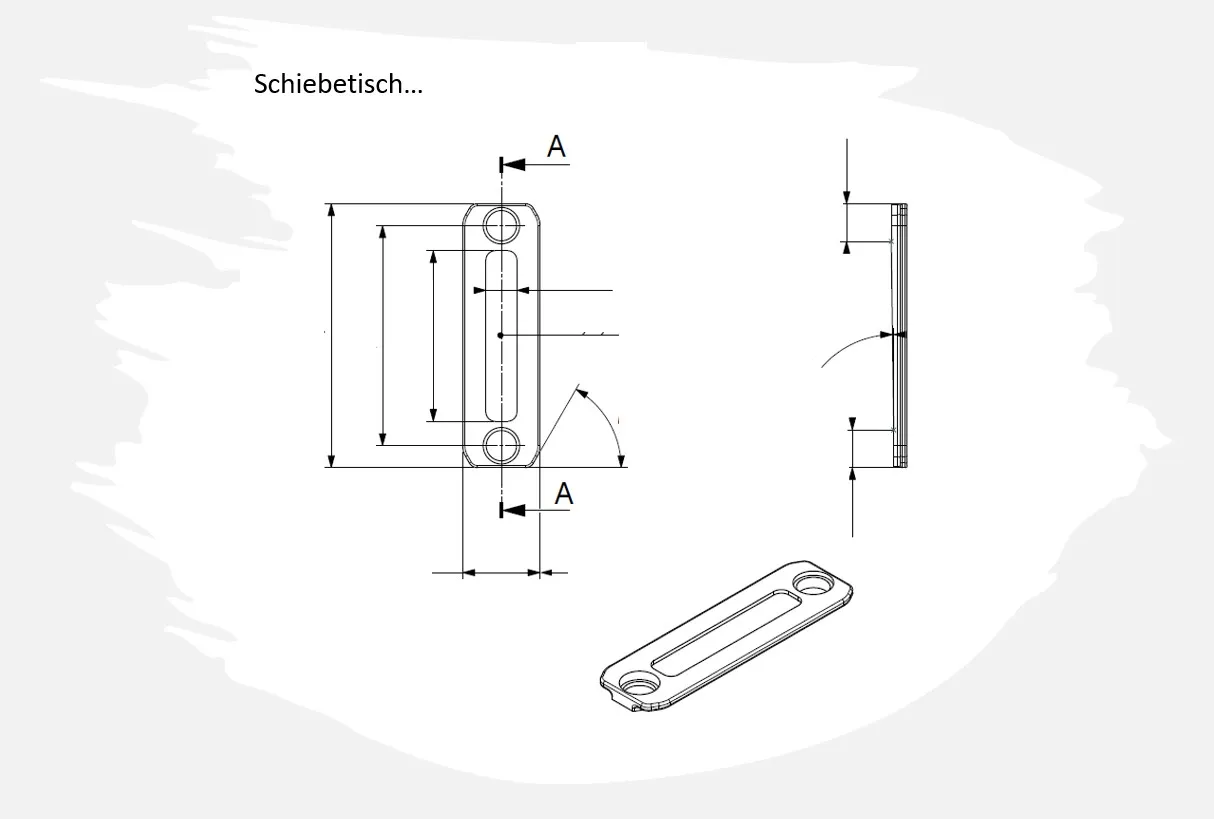 Schiebetisch