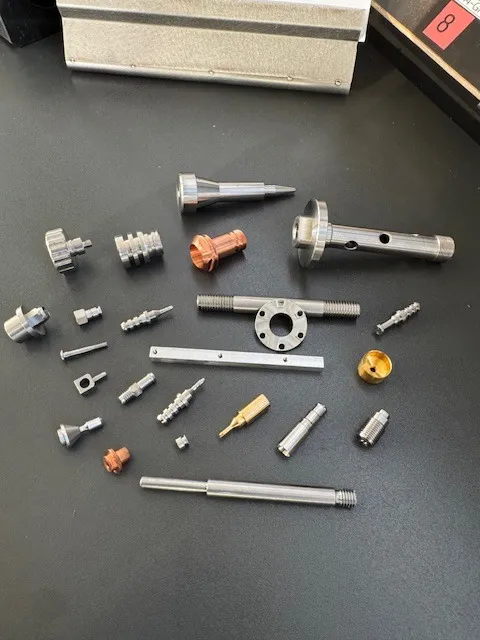 Various parts stainless steel, aluminum, copper, brass
