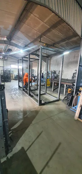 Powder coating frame