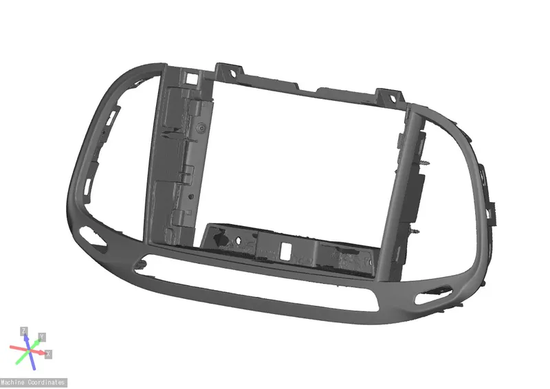 Interior bezel 3D scan