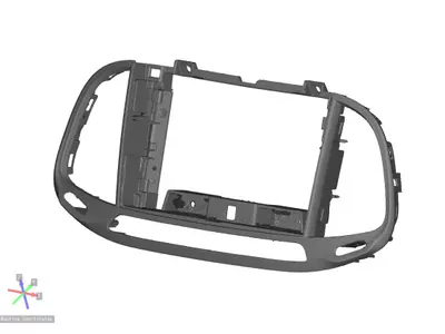 Interior bezel 3D scan