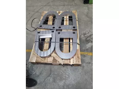 Platte for wind turbine system with chemical galvanizing treatement