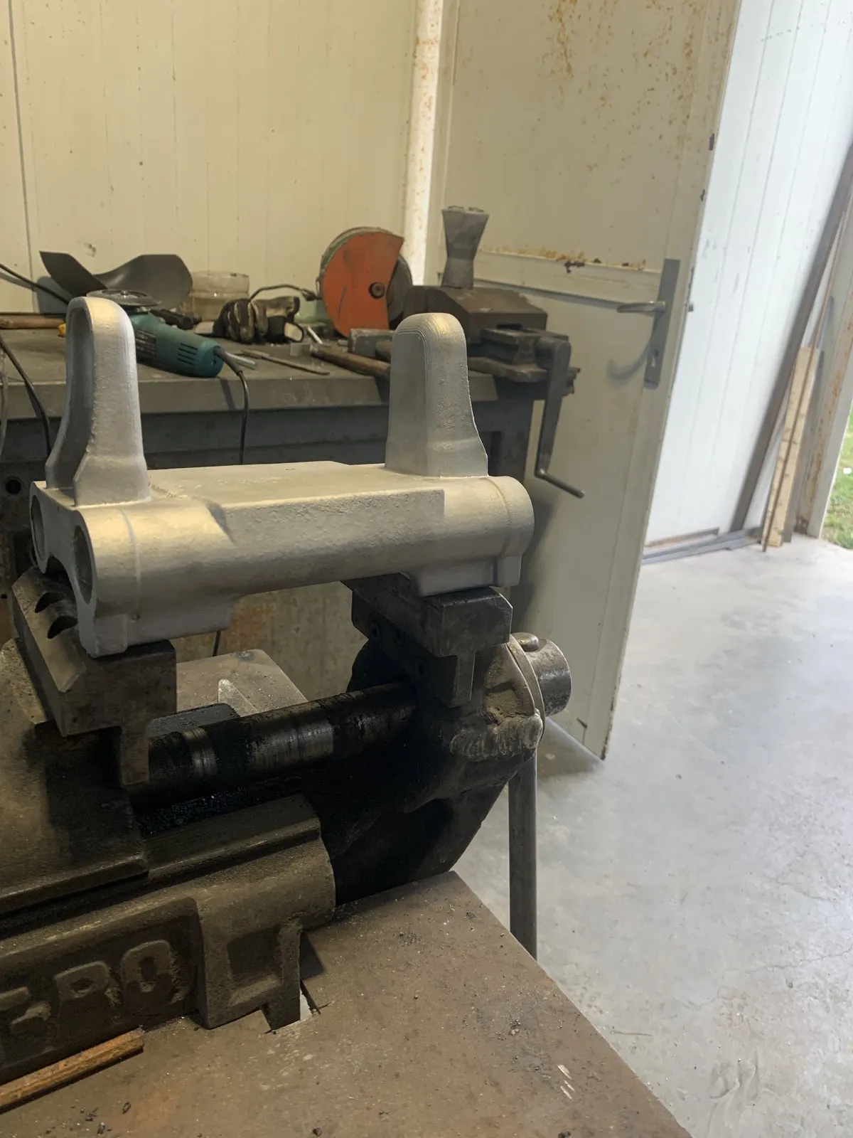 Track manganese steel