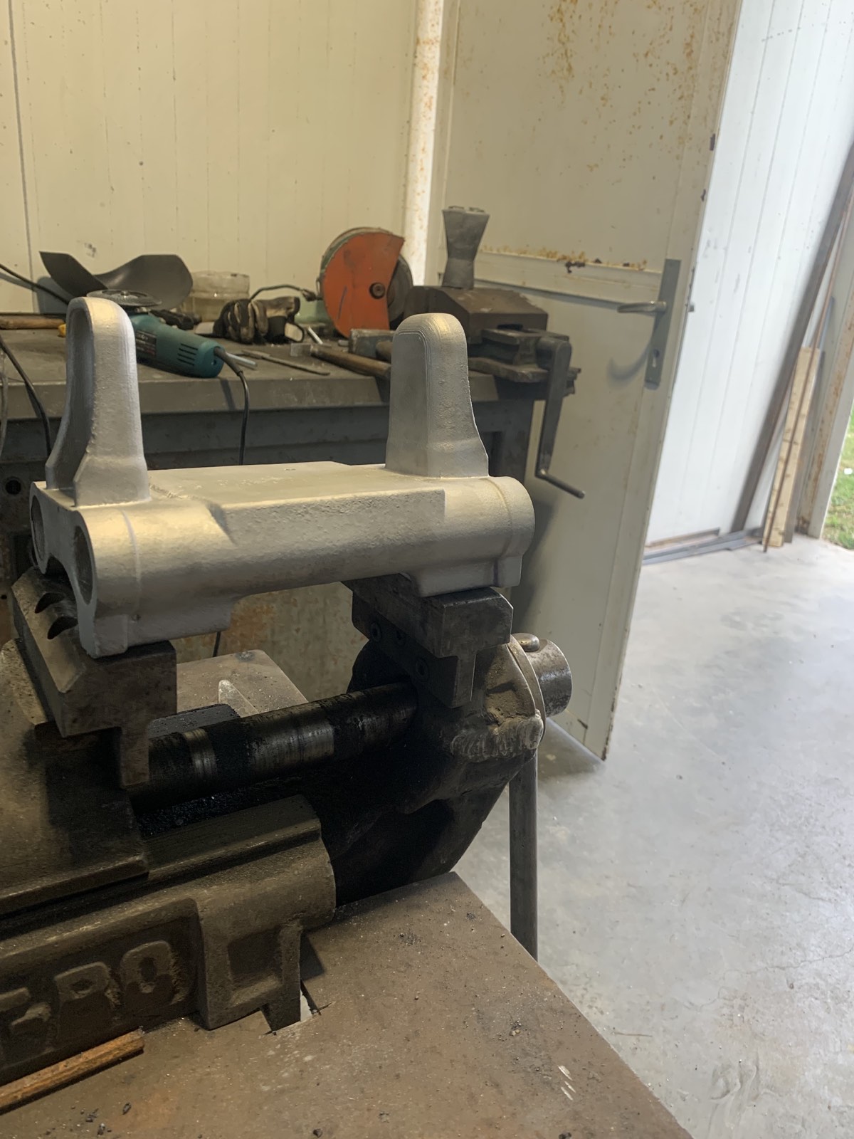Track manganese steel