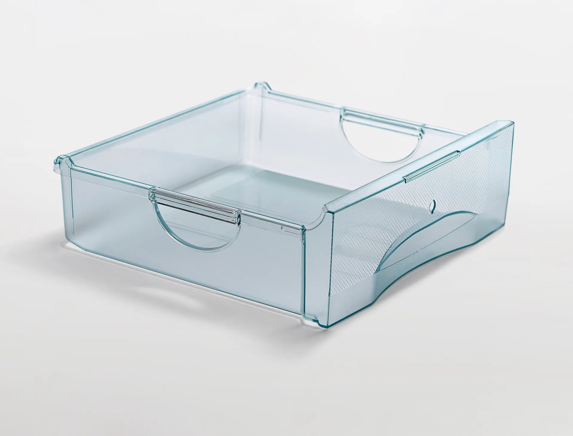 Gefrierfach, hochglänzend und transparent