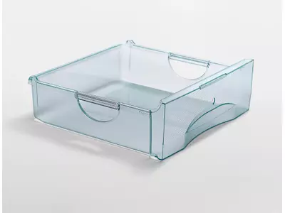 Gefrierfach, hochglänzend und transparent