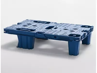 Kunststoff-Viertelpalette