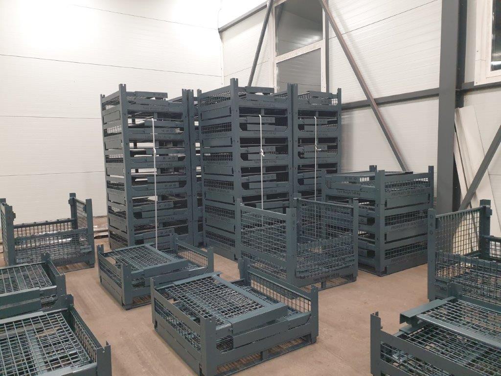 Automotive steel containers