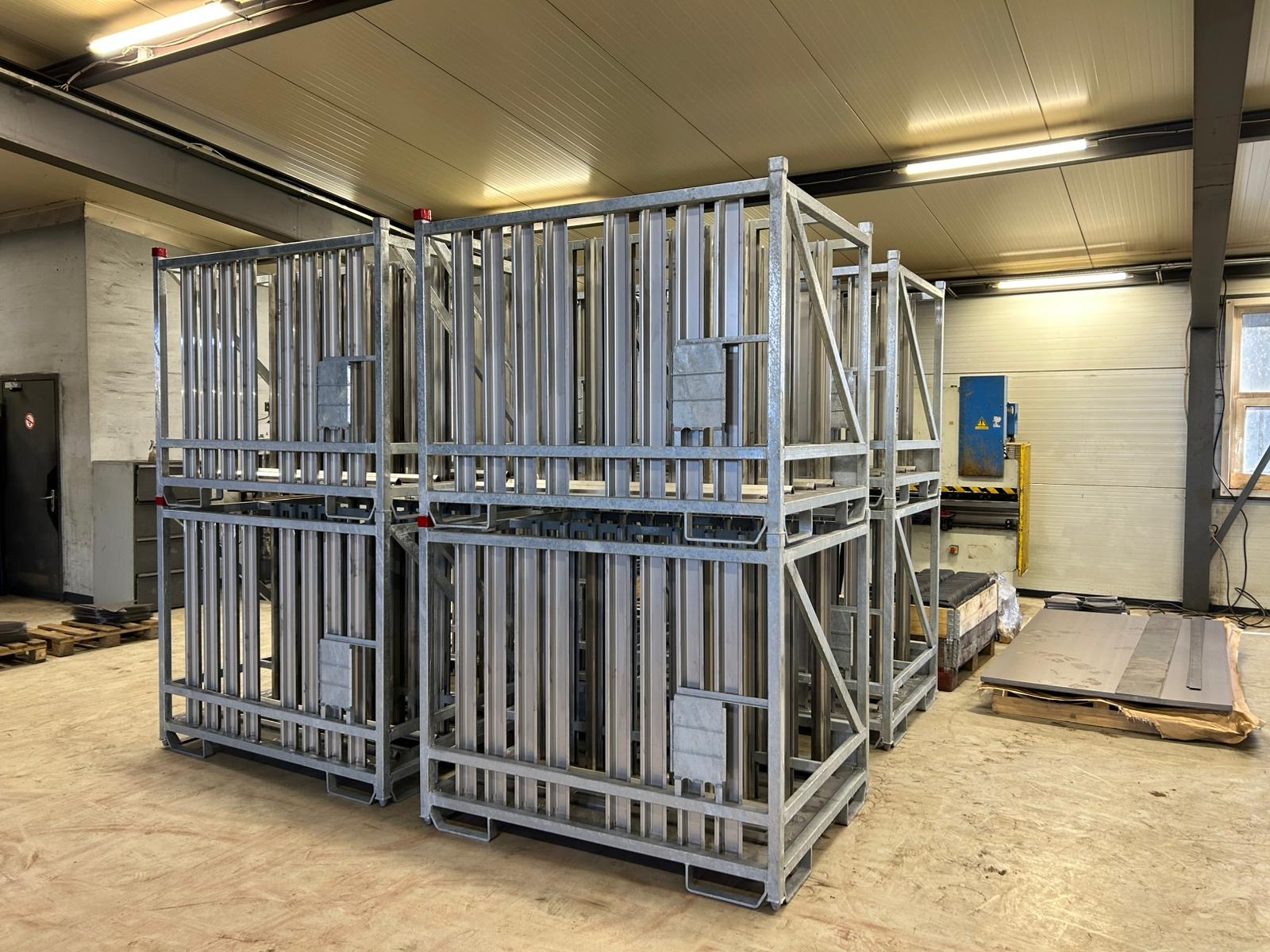 Automotive steel containers