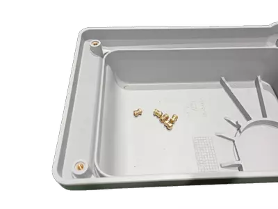 Lighting housing - Insert overmolding