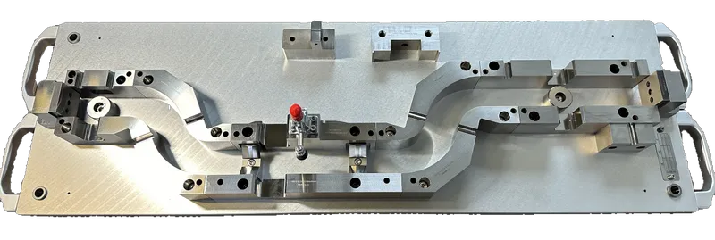 Controling jig for automotive ,design, machining, assembly
