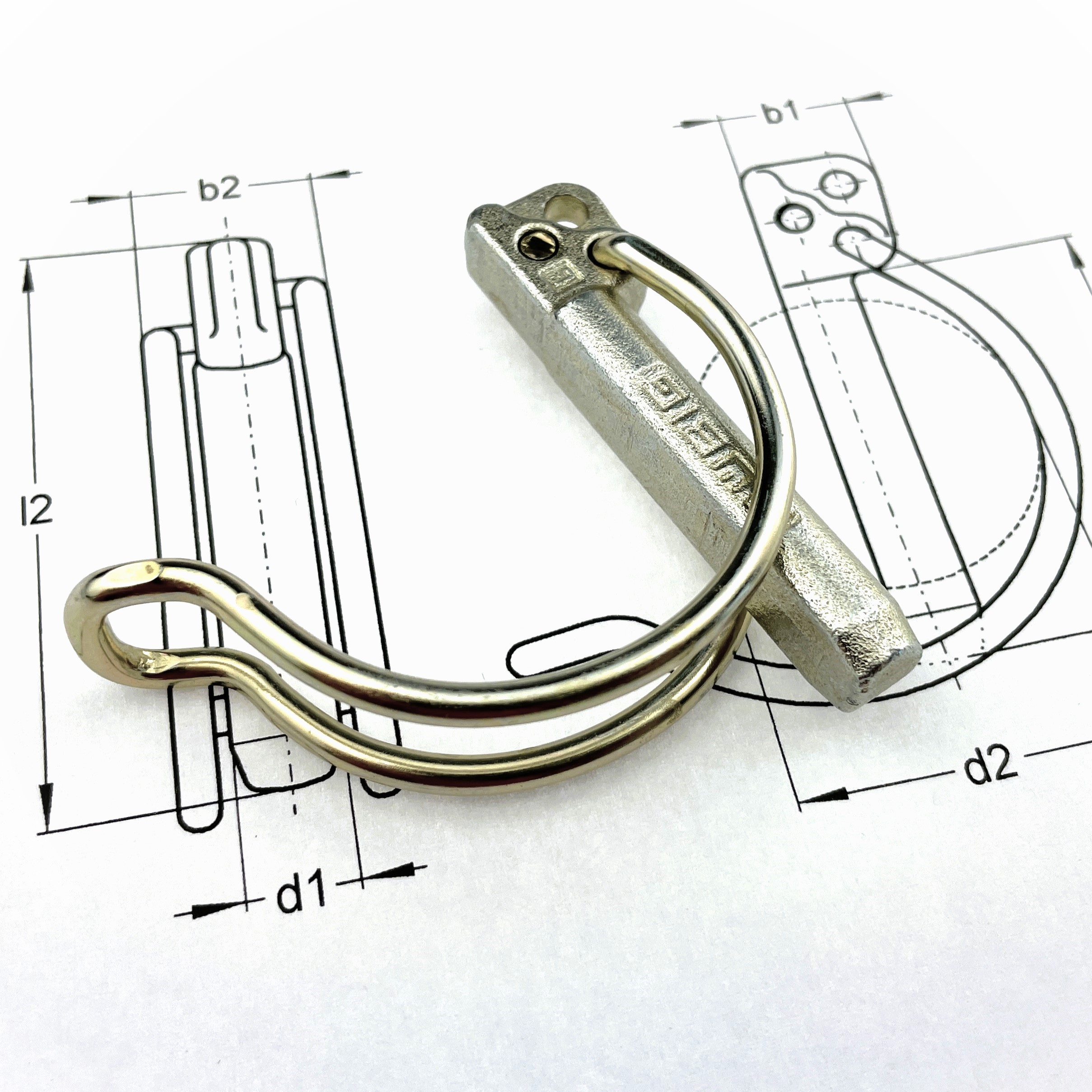 Klappstecker