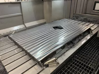 Plangefräste Schweißbaugruppe