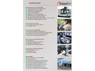 EMB-1604B und Laserschneidanlage PTL 4001