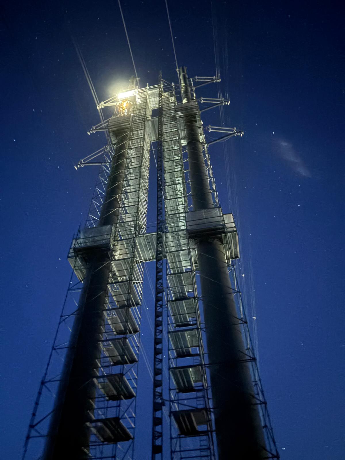 Stahlrohrmast