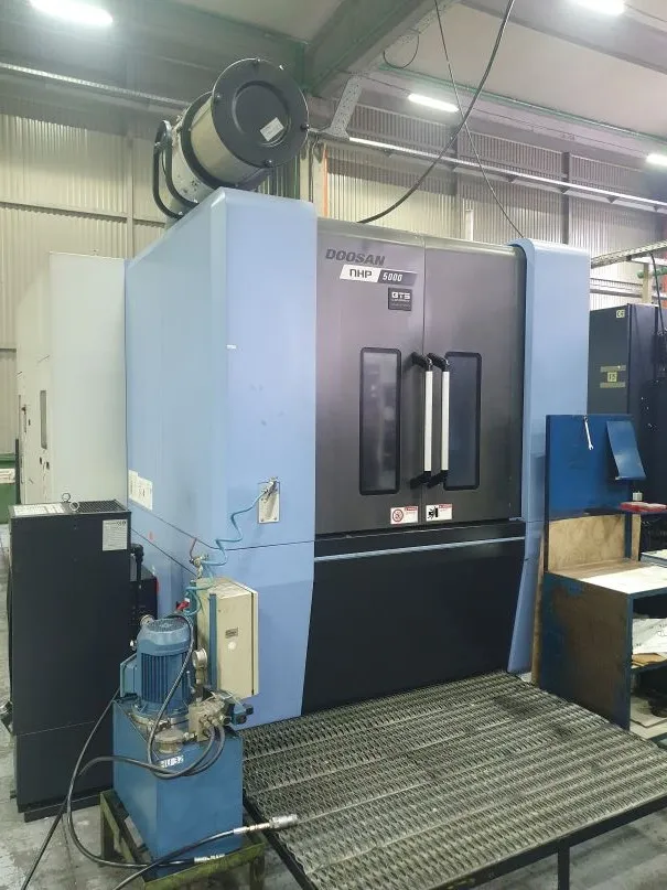 DN solutions NHP5000 4 axes horizontal machining center