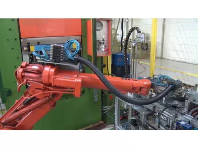 Robot line with stamping