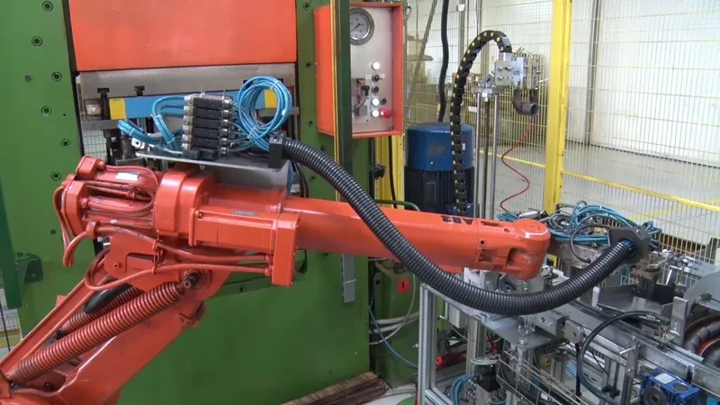 Robot line with stamping